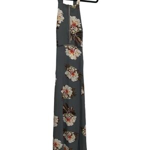 Floral Halter Maxi Dress